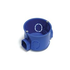 Коробка для подштукатурного монтажа в капитальные стены (синий)(44661)