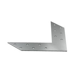 Угловая пластина для канала TS90 серая