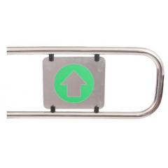 Створка для калиток длиной 665 мм, нерж., заполнение с пиктограммами