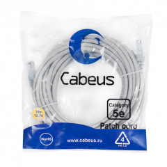 Cabeus PC-UTP-RJ45-Cat.5e-10m