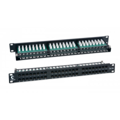 Cabeus PLHD-48-Cat.5e-Dual IDC-1U