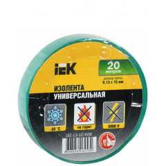 Изолента (зеленая) 15х20мм морозостойкая