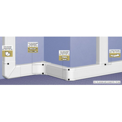 Отвод плоский 50х105 шир.80мм (10739)