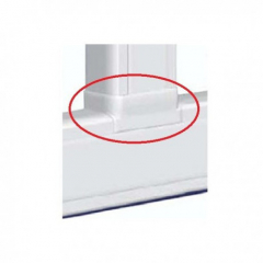 Отвод плоский 50х105 шир.80мм (10739)