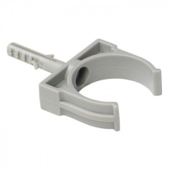 СТ32 Держатель  с дюбелем без шурупа D32мм (41432)