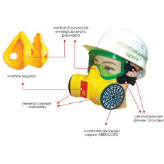 Газодымозащитный респиратор ГДЗР  Шанс