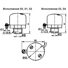 СД 0,02/12 (1)G1/2-B.O2-СДУ-М (IP54)