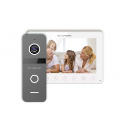 AT-home10 Комплект домофонии WH-GR Домофон+вызывная панель