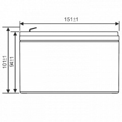 HR1224W F2F1 WBR Аккумулятор