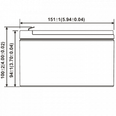 HRL1234W WBR Аккумулятор