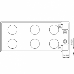 UPS12460 F2 CSB Аккумулятор