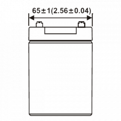 UPS12460 F2 WBR Аккумулятор