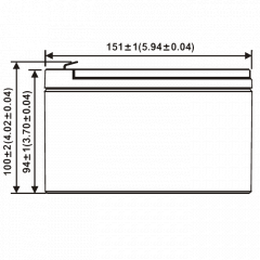 UPS12580 F2 WBR Аккумулятор