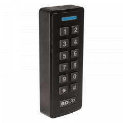 ProxyKey-4E - Считыватель клавиатурный и проксимити карт EM-Marin. Интерфейсы для карт - Wiegand-26 и Wiegand-44, для клавиатуры - Wiegand-4 и Wiegand-8 или эмуляция кода карты. Накладной
