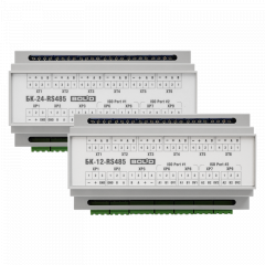 БК-24-RS485-01 - Блок коммутации для установки в шкафы, боксы. Две внешних линии RS485 и одна внутренняя. Питание 24 В.