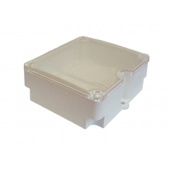 Корпус АЯКС 250х230х100 с прозрачной крышкой
