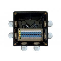 Коробка коммутационная усиленная 183х180х97 Гранд-АЯКС IP67/IP66, Wago