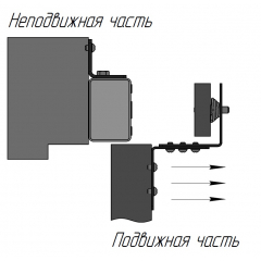 Универсальный кронштейн «Z-уголок FM-26» для электромагнитного замка 
АТФЕ.687434.185ТУ