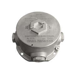 Коробка взрывозащищённая «АЯКС» У исп.00, шахтная, рудничная, IP68, нержавеющая сталь, МКВМ М20 + МКВМ М20