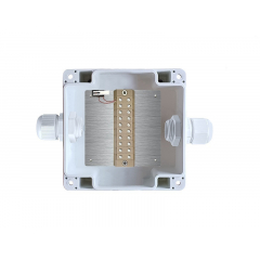 Коробка распределительная наружная герметичная КРН-10-DIN Wago IP68 100х100х60 АЯКС