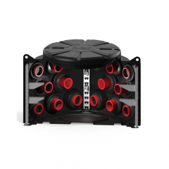 Пластиковый колодец КН-1000 H1300 с крышкой D780 мм (модификация с предустановленными кабельными стойками)