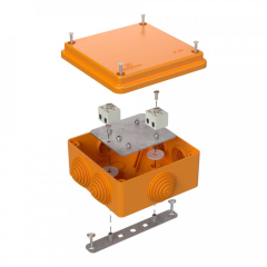 Коробка огнестойкая для о/п 40-0300-FR2.5-4 Е15-Е120 RAL2004 100х100х50 (14 шт/кор) Промрукав