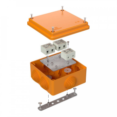 Коробка огнестойкая для о/п 40-0300-FR6.0-6 Е15-Е120 RAL2004 100х100х50 (14 шт/кор) Промрукав