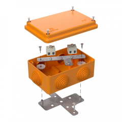Коробка огнестойкая для о/п 40-0340-FR2.5-4 Е15-Е120 RAL2003 120х80х50 (23 шт/кор) Промрукав