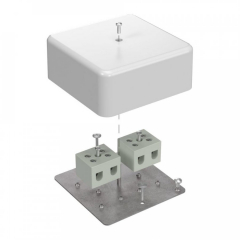 Коробка огнестойкая для кабель-канала 40-0470-FR16.0-4 Е15-Е120 RAL9003 103х103х45 (22 шт/кор) Промрукав