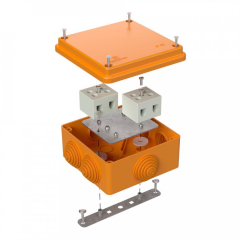 Коробка огнестойкая для о/п 40-0300-FR10.0-4 Е15-Е120 RAL2003 100х100х50 (14 шт/кор) Промрукав