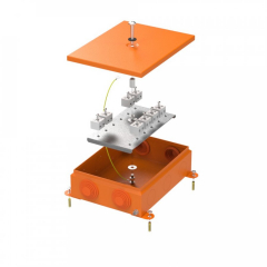 Коробка металлическая огнестойкая 70-0385-FR6.0-16 E15-E120 RAL2003 150x200x60 (6 шт/кор) Промрукав