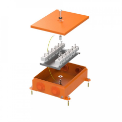 Коробка металлическая огнестойкая 70-0385-FR10.0-24 E15-E120 RAL2003 150x200x60 (6 шт/кор) Промрукав