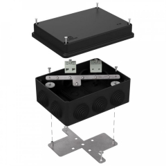 Коробка огнестойкая для о/п 40-0310-FR6.0-4 Е15-Е120 RAL9005 150х110х70 (6 шт/кор) Промрукав