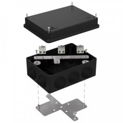 Коробка огнестойкая для о/п 40-0310-FR2.5-6 Е15-Е120 RAL9005 150х110х70 (6 шт/кор) Промрукав