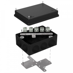 Коробка огнестойкая для о/п 40-0310-FR1.5-10 Е15-Е120 RAL9005 150х110х70 (6 шт/кор) Промрукав
