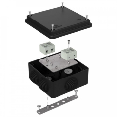 Коробка огнестойкая для о/п 40-0300-FR6.0-4 Е15-Е120 RAL9005 100х100х50 (14 шт/кор) Промрукав