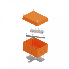 Коробка огнестойкая для о/п 40-0351-FR2.5-8 E15-E120 RAL2003 150х110х90 (6 шт/кор) Промрукав