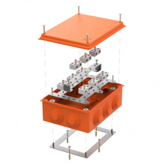 Коробка огнестойкая для о/п 40-0320-FR6.0-4-18-Р Е15-Е60 RAL2003 200х150х75 (5 шт/кор) Промрукав