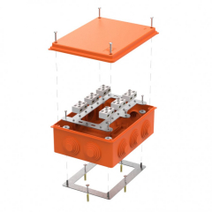 Коробка огнестойкая для о/п 40-0320-FR6.0-4-12-Р Е15-Е60 RAL2003 200х150х75 (5 шт/кор) Промрукав