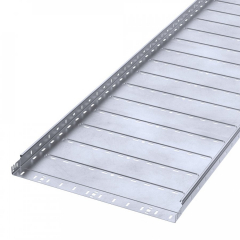 Лоток перфорированный Профи INOX (AISI 316) 600х50х6000 (1,2 мм) (12 м/уп) Промрукав