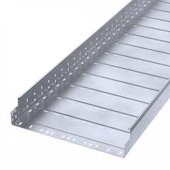 Лоток перфорированный Профи INOX (AISI 316) 500х100х3000 (1,0 мм) (6 м/уп) Промрукав