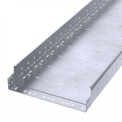 Лоток перфорированный Профи INOX (AISI 316) 400х100х3000 (2,0 мм) (6 м/уп) Промрукав