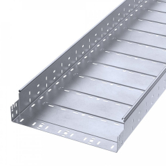 Лоток перфорированный Профи INOX (AISI 316) 400х100х3000 (1,2 мм) (6 м/уп) Промрукав
