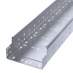 Лоток перфорированный Профи INOX (AISI 316) 200х100х3000 (2,0 мм) (6 м/уп) Промрукав