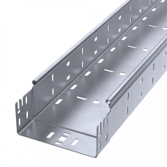 Лоток перфорированный Профи INOX (AISI 316) 150х80х3000 (1,0 мм) (6 м/уп) Промрукав
