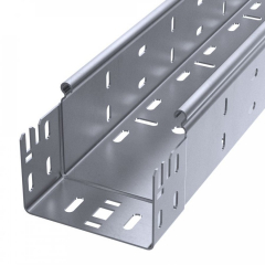 Лоток перфорированный Профи INOX (AISI 316) 100х80х6000 (1,0 мм) (12 м/уп) Промрукав