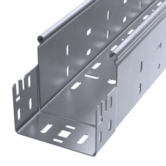 Лоток перфорированный Профи INOX (AISI 316) 100х100х3000 (1,2 мм) (6 м/уп) Промрукав