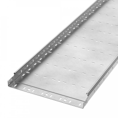 Лоток перфорированный Профи INOX (AISI 304) 400х50х6000 (1,5 мм) (12 м/уп) Промрукав