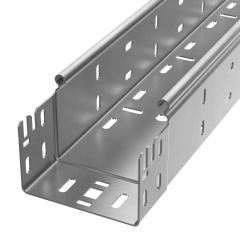 Лоток перфорированный Профи INOX (AISI 304) 100х80х3000 (1,5 мм) (6 м/уп) Промрукав