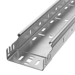 Лоток перфорированный Профи INOX (AISI 304) 100х50х6000 (1,5 мм) (12 м/уп) Промрукав